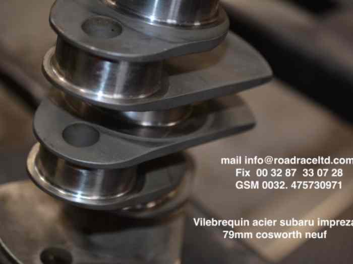 Vilebrequin acier subaru impreza 79mm cosworth neuf 2