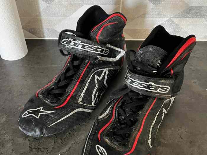 Bottines Alpinestars cuir taille 42