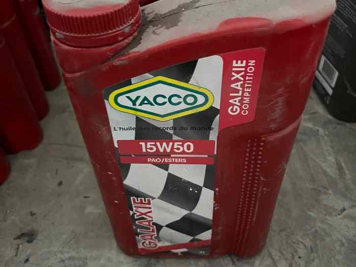Huile moteur yacco galaxie 15w50