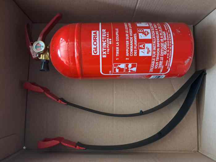 Extincteur poudre 2 kg