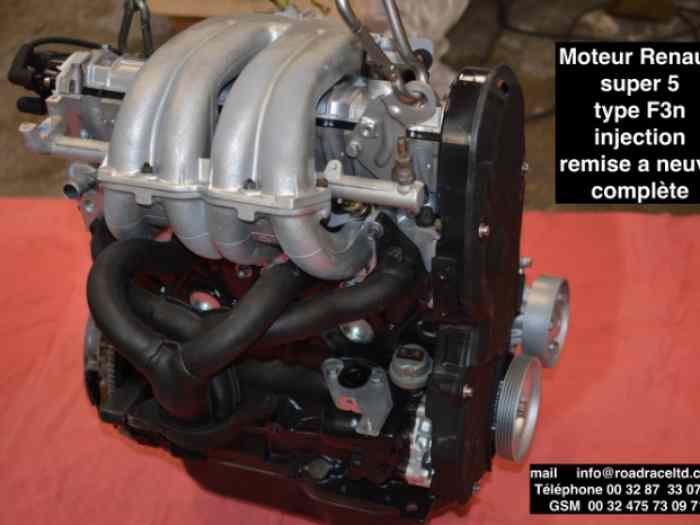 Moteur Renault super 5 type F3n injection remise a neuve complète 2