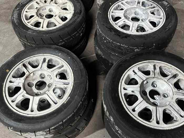 Pneus MRF (X8) et Hankook (X8) + 15 jantes 405 aluminium 2