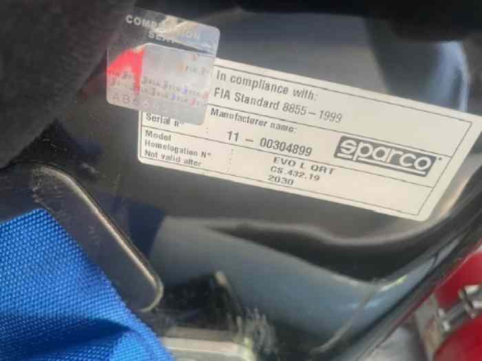 Sièges baquets Sparco 1
