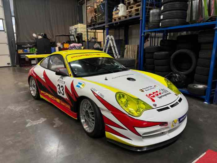 Porsche 996 GT3 Cup blanche 1