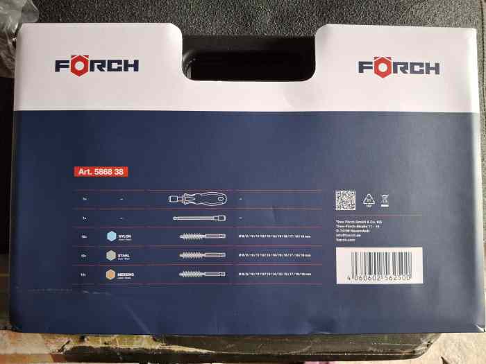 Coffret de brosses nylon Acier Laiton 1