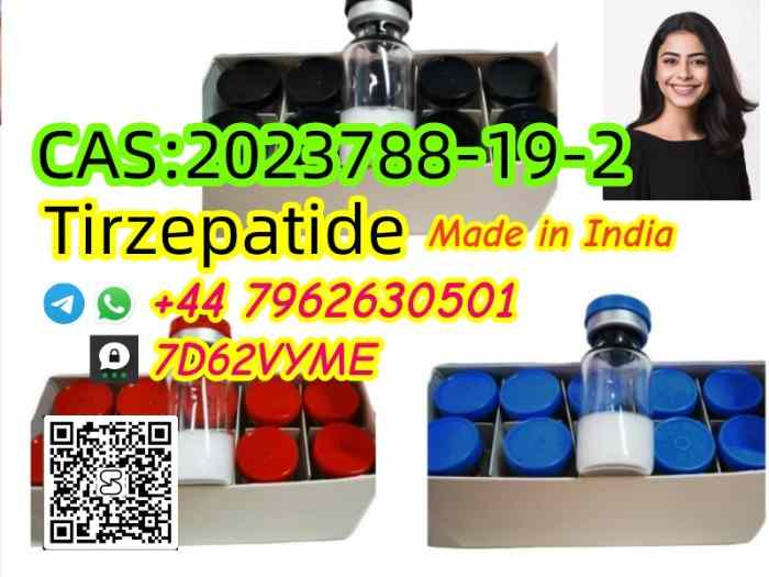 Tirzepatide CAS 2023788-19-2 Reliable Indian Supplier Tirzepatide 1