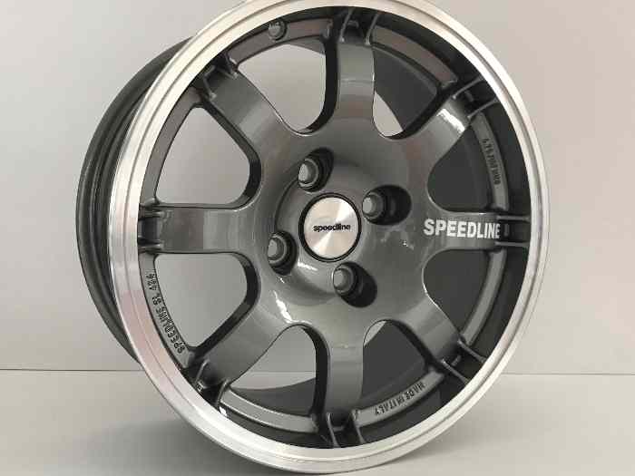 Jante Speedline Corse SL434 PTS 6,75x15 Antracite Peugeot 1