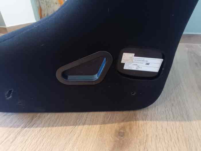 Baquet homologué fin 2030 1