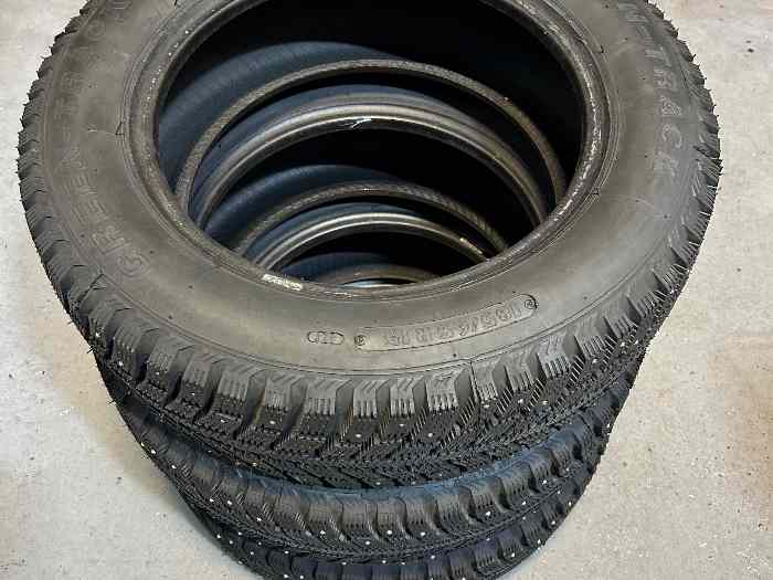 185/65 R15 - x3 pneus cloutés occasion 1