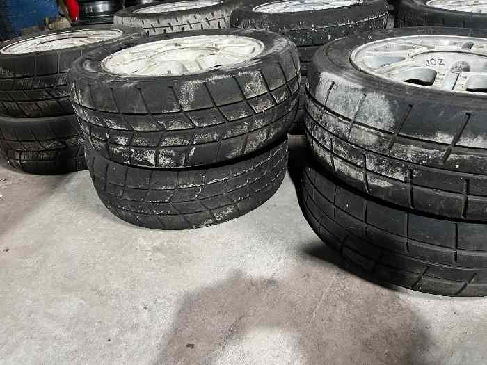 Pneus MRF (X8) et Hankook (X8) + 15 jantes 405 aluminium 1