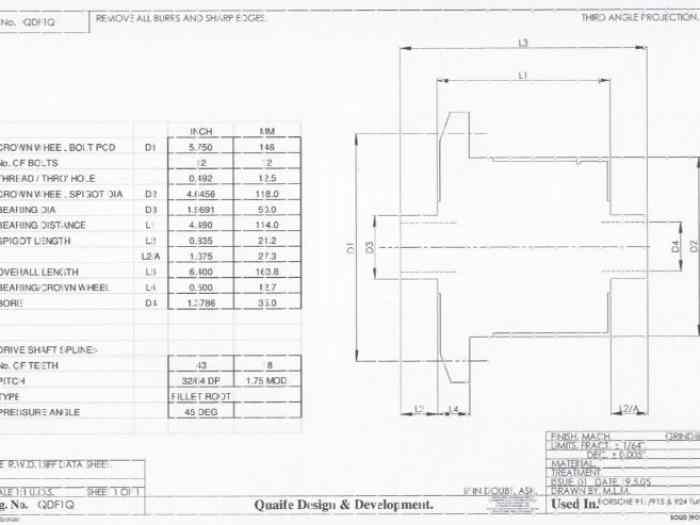 AUTOBLOQUANT QUAIFE PORSCHE 911 BOITE 915 3