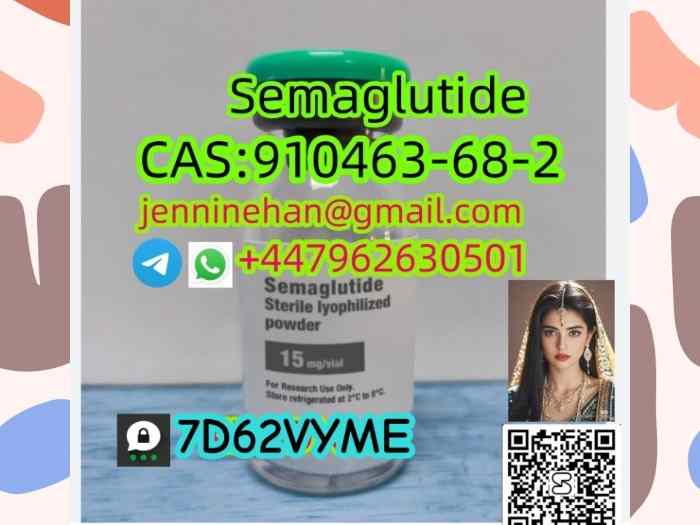India Cheap High quality cas 910463-68-2 Semaglutide in stock 1