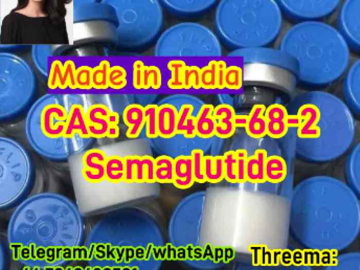 India Cheap High quality cas 910463-68-2 Semaglutide in stock +44 7962630501 1