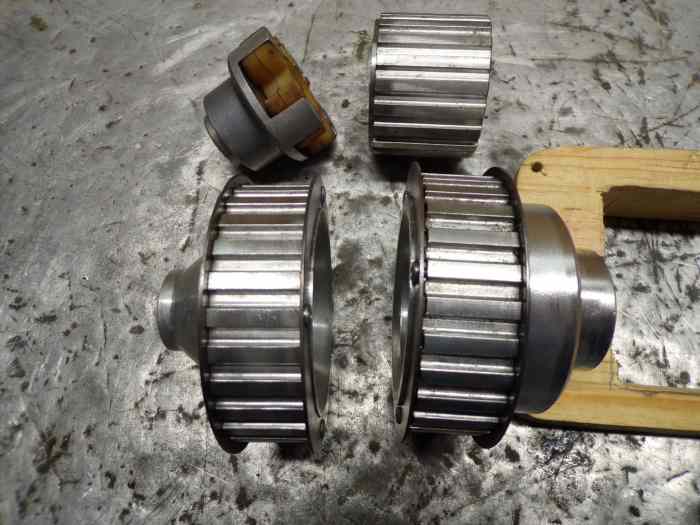 poulie moteur aluminium crantée Rallye 2 2