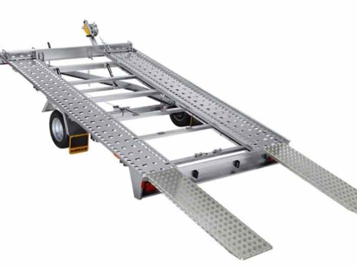 Remorque Porte Voiture de 2023 HUMBAUR, Simple essieu, 1500kgs roues dessous Remorque FTK 153520 4