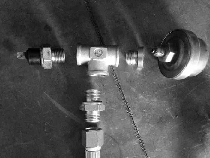flexible de déport de pression d