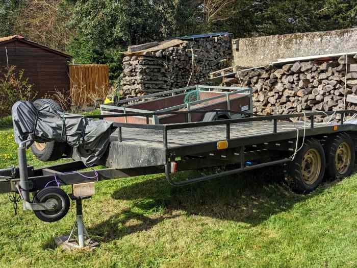 Vends remorque porte-voiture 1
