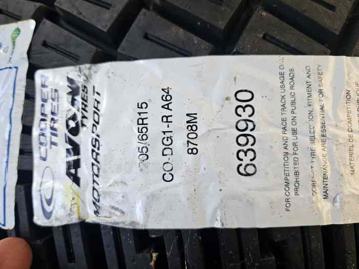 Pneu cooper 170/650R15 2