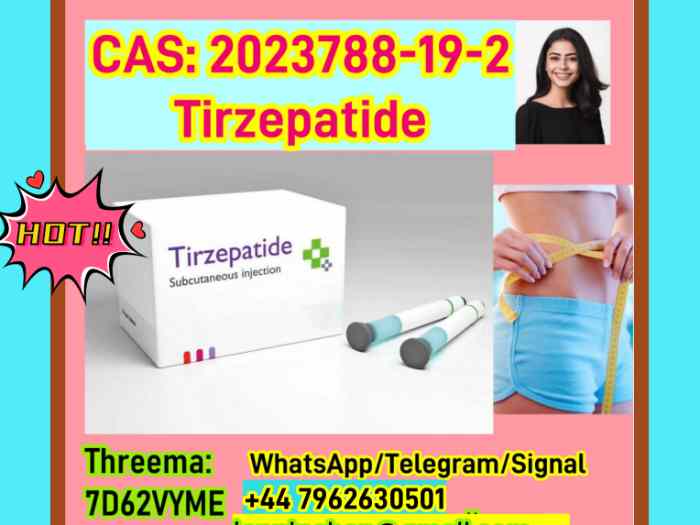 Tirzepatide Retatrutide Semaglutid High Purity Weight Loss Peptide Raw Material 44 7962630501 5
