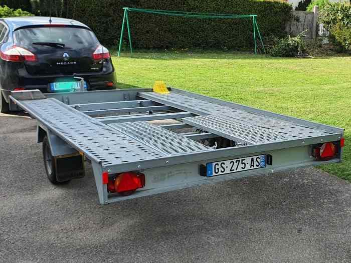 Remorque Porte Voiture de 2023 HUMBAUR, Simple essieu, 1500kgs roues dessous Remorque FTK 153520 1