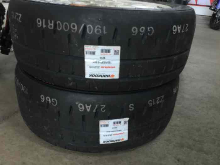 Hankook z215 soft neufs en 16 pouces / la paire. 0