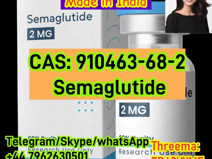 India Cheap High quality cas 910463-68-2 Semaglutide in stock +44 7962630501 4