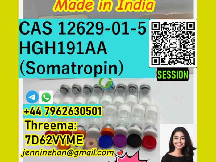 CasNo.12629-01-5,HGH 191AA for Bodybuilding (+44 7962630501) 5