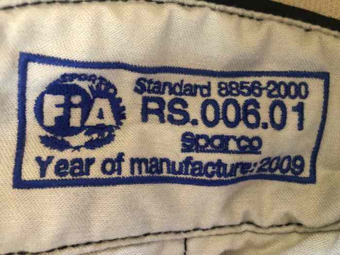COMBINAISON SPARCO R506 TAILLE 50 3
