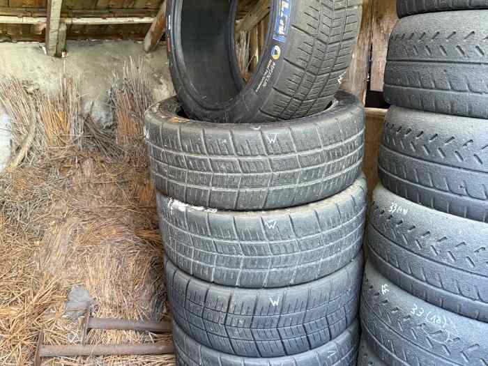 7 pneus pluie Michelin - PB00 - 18 pou...
