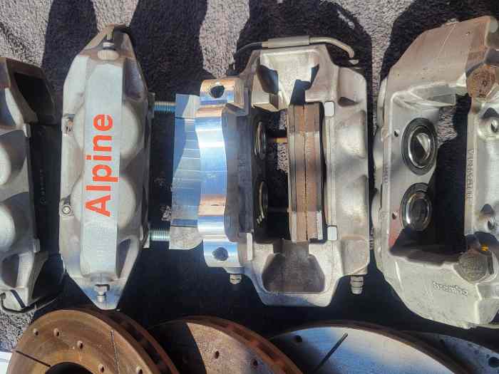 Etriers Alpine BREMBO et Disques frein...