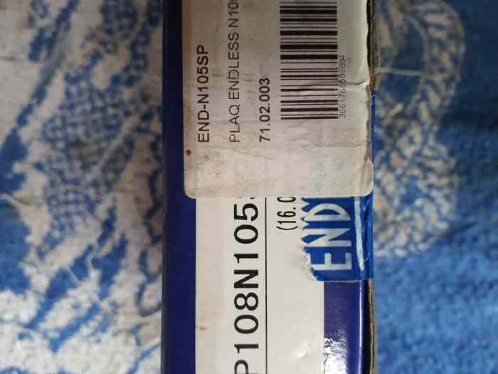 Plaquettes de frein Endless N105SP Skoda Fabia R5 4