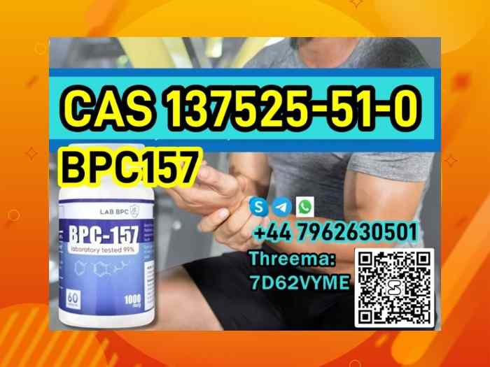 Good Price CAS:137525-51-0丨BPC 157 for Sale with best price +44 7962630501 5