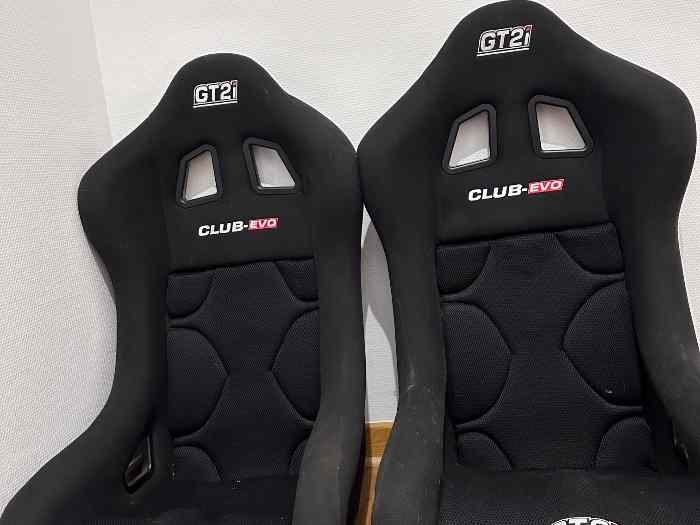 2 BAQUETS GT2I FIA CLUB EVO TUBULAIRE ...