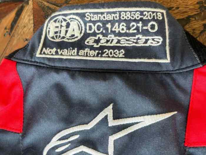 Combinaison ALPINESTARS FIA GP PRO COMP V2 TAILLE 48 2