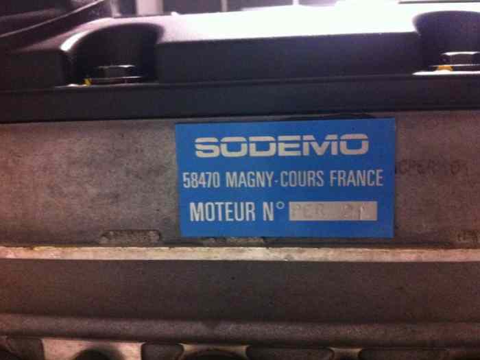 Moteur 207 S2000 SODEMO Spec 2 2