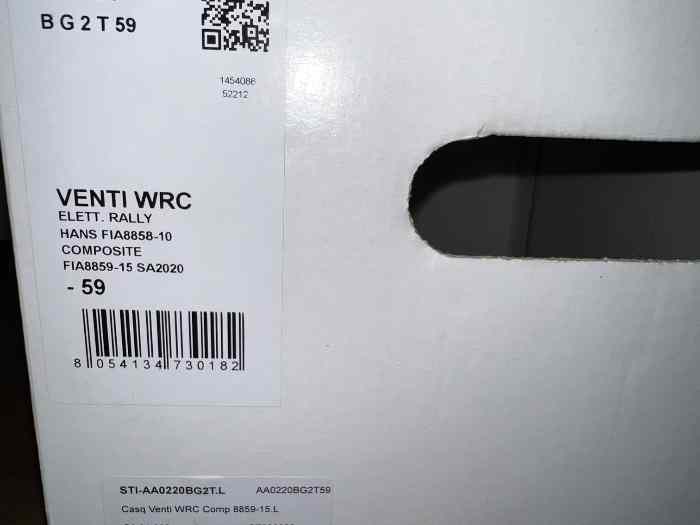 Casque STILO Venti WRC composite Taille 59 3