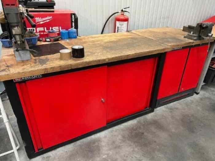 Etabli + Armoire + Meuble haut FACOM 3