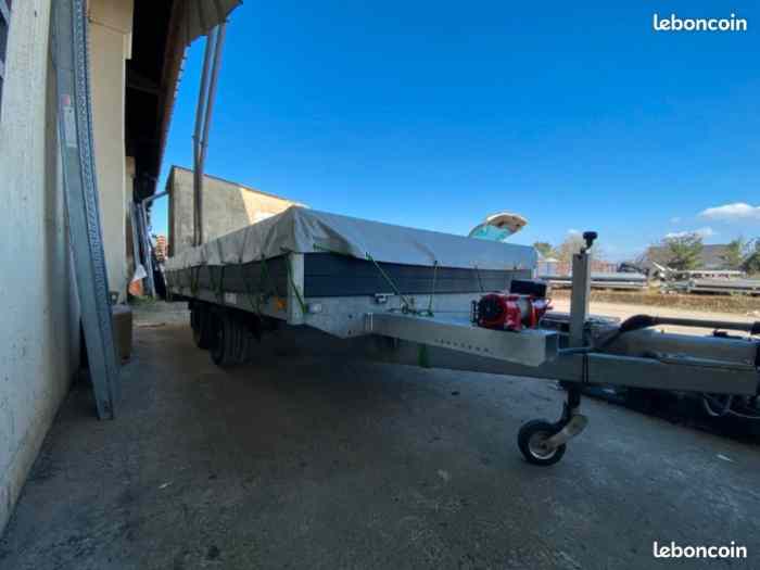 A vendre remorque SARIS porte voiture 3500kg de 2021 (Carte Grise) 0