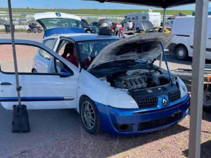 Clio 2 rs phase 2 prépa piste 1
