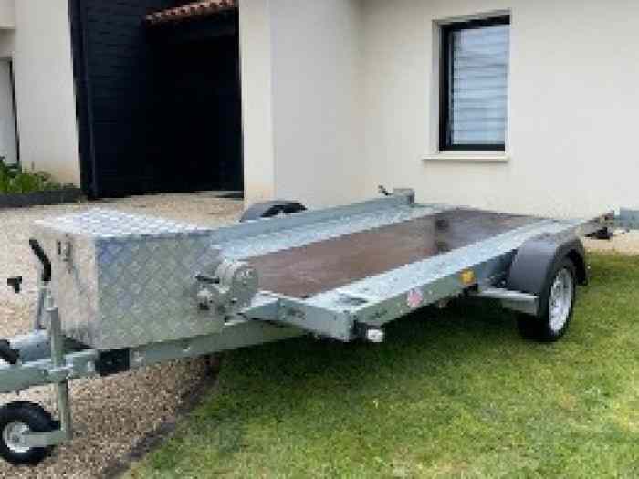 Remorque Porte-voiture Simple Essieux ...