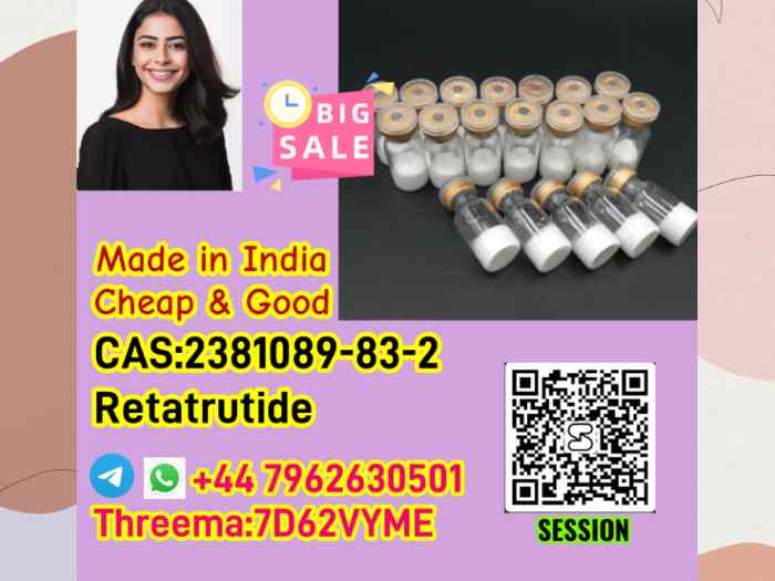 CAS 2381089-83-2 High Quality Retatrutide Retatrutide Peptides +44 7962630501 4