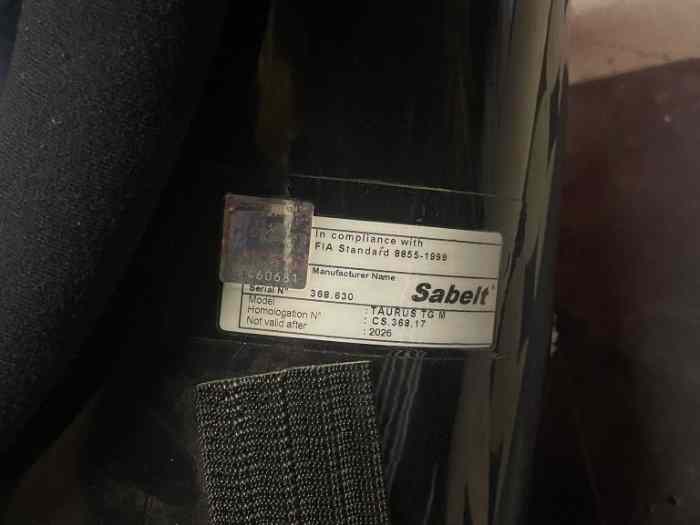 Baquet SABELT TAURUS 2