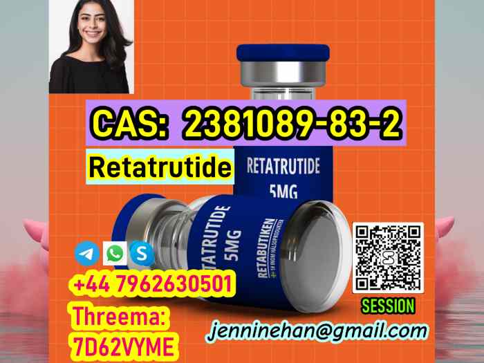 CAS 2381089-83-2 High Quality Retatrutide Retatrutide Peptides +44 7962630501 1