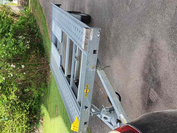 Remorque Porte Voiture de 2023 HUMBAUR, Simple essieu, 1500kgs roues dessous Remorque FTK 153520 2