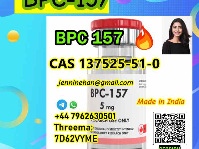 Good Price CAS:137525-51-0丨BPC 157 for Sale with best price +44 7962630501 2
