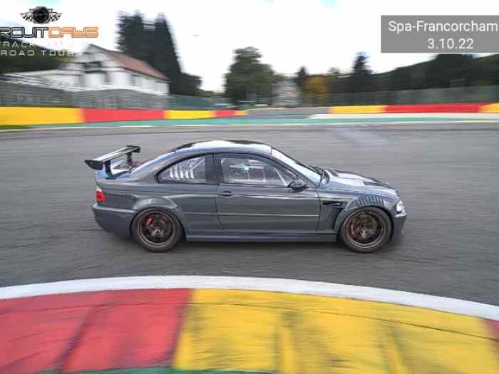 BMW M3 E46 piste avec CG compresseur ESS 580cv ap RACING millway nitron supersprint endless 2