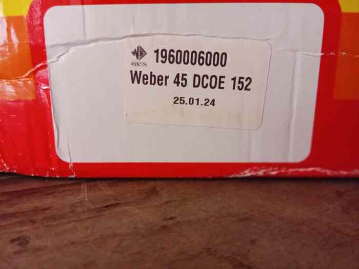 Carburateur webber dcom 45 1