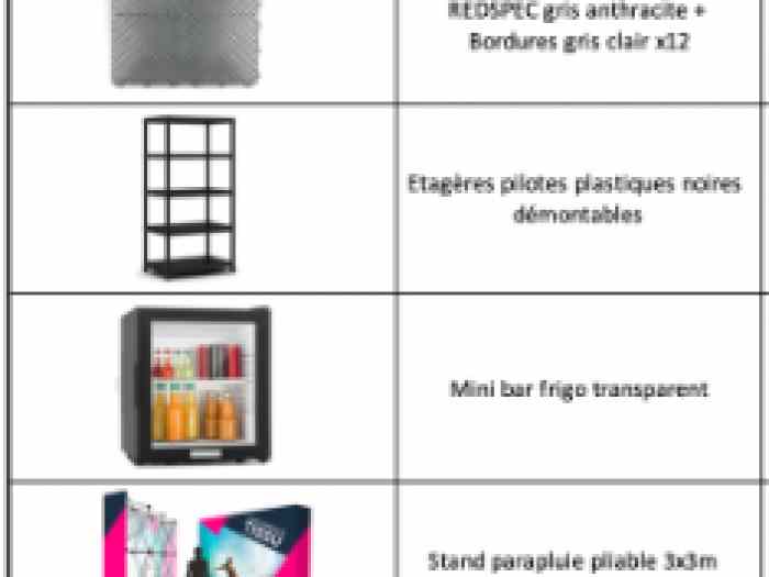 Réceptif de 60m2 pour paddock facile a transporter 3