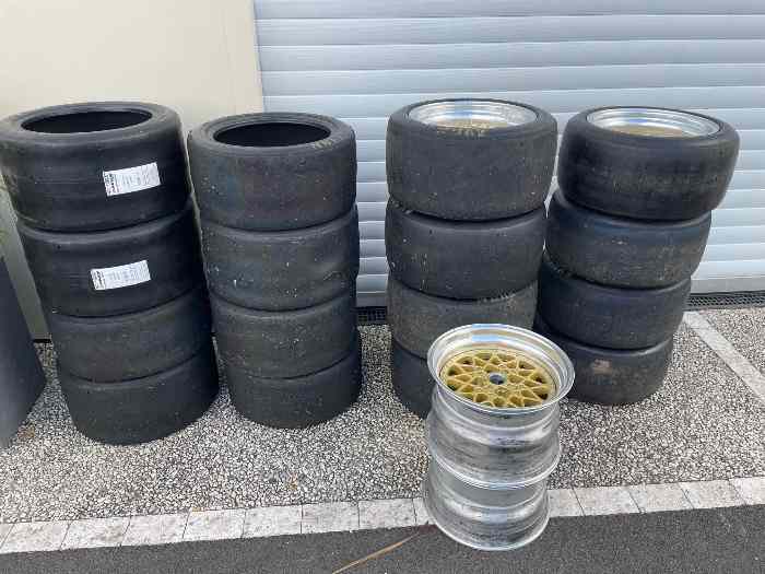 10 roues Braid Ford Escort avec lot de pneus 1