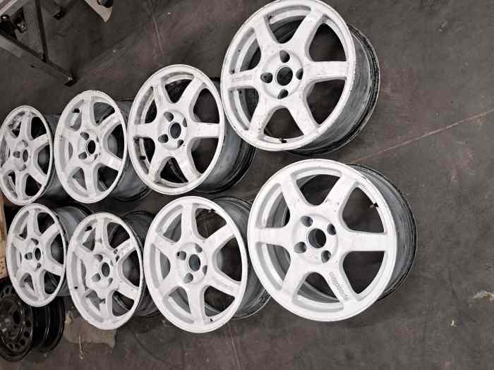 8 jantes speedline psa 4x108 Et15 16 pouces 0
